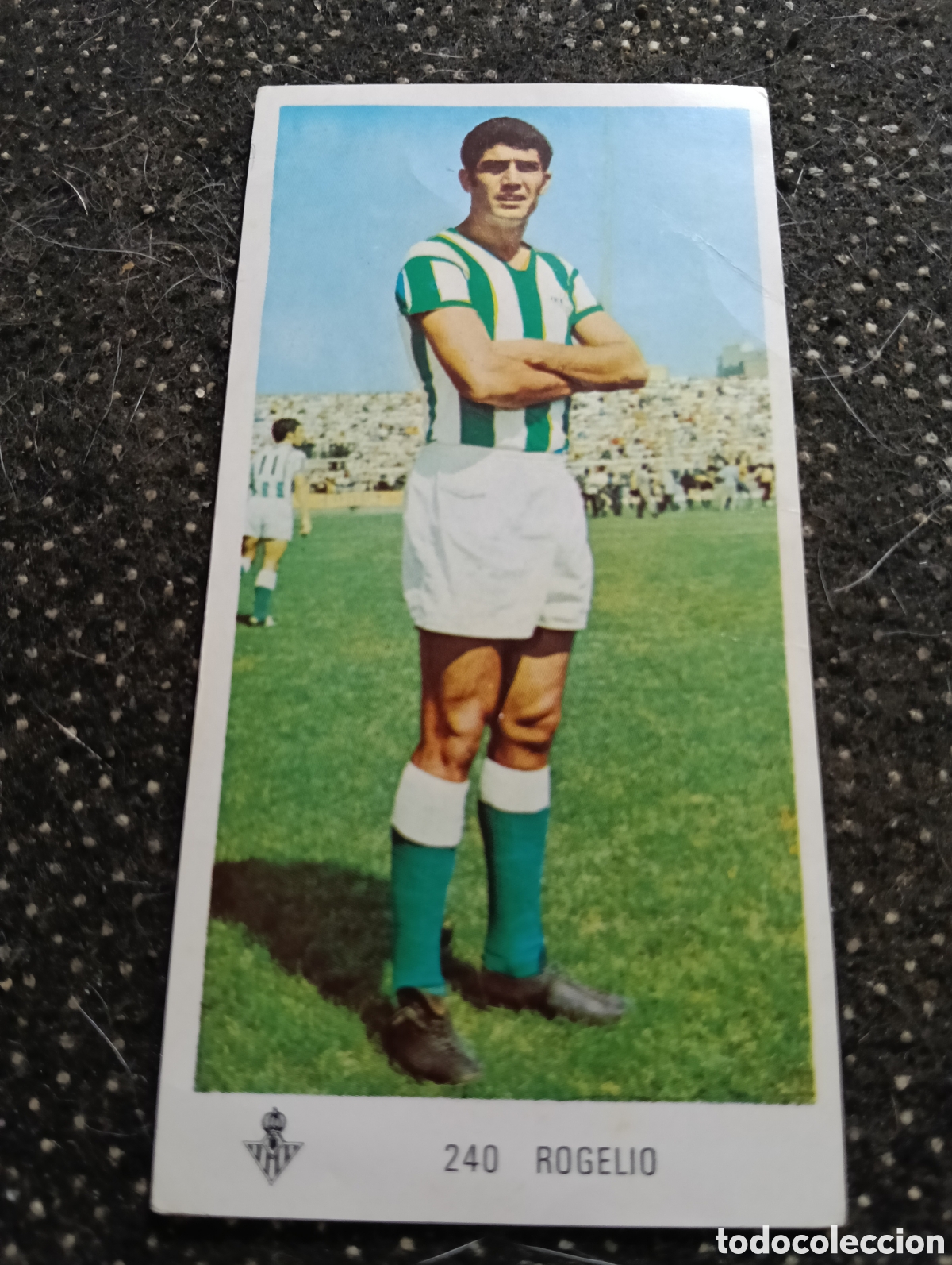 Cromos de f&uacute;tbol: N&deg; 240 Rogelio Real Betis Ruiz Romero 1971-1972. 71-72. Nunca pegado