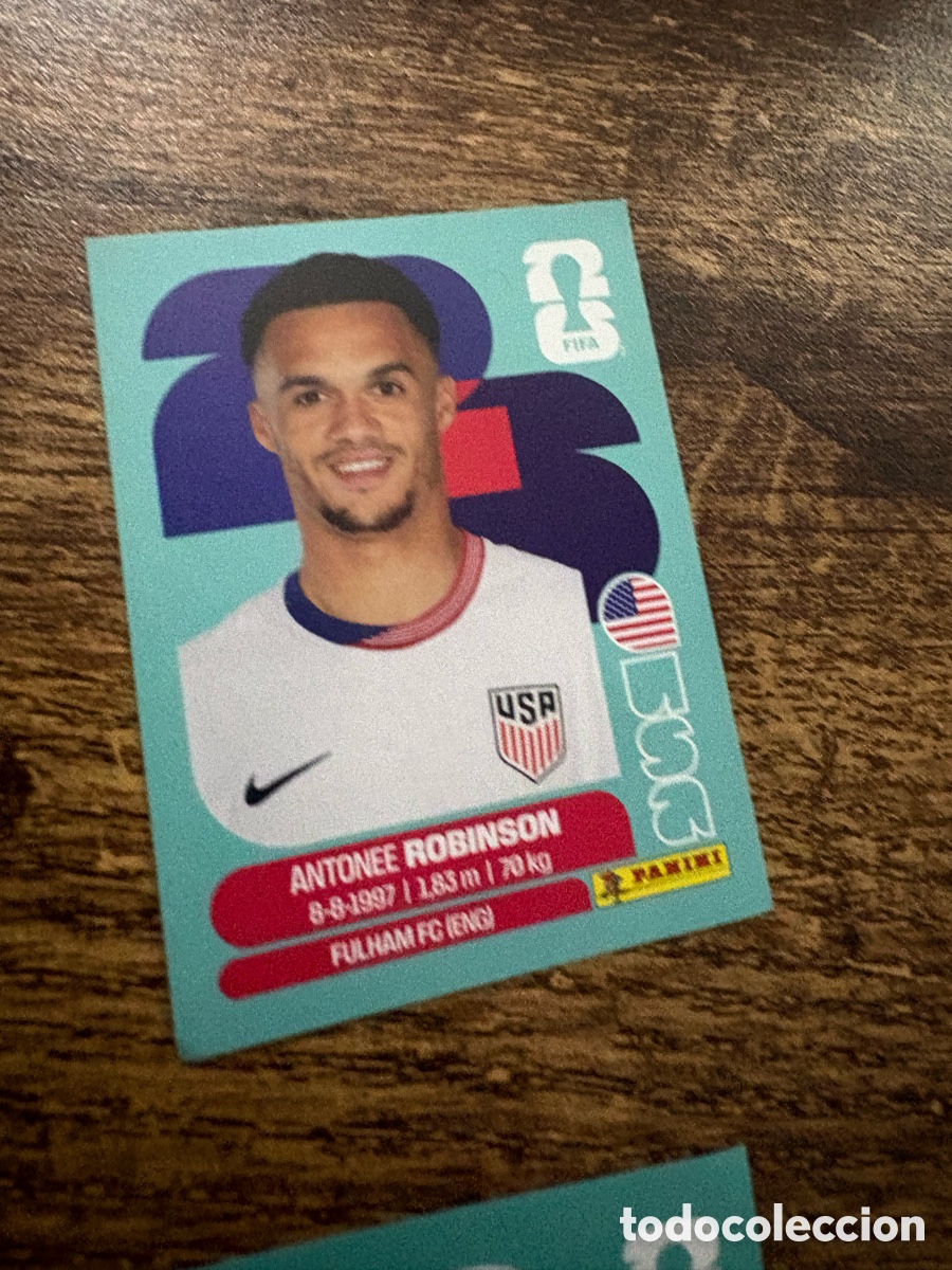 Cromos de f&uacute;tbol: USA 7 USA7 ANTONEE ROBINSON USA ⚽ PANINI FIFA MUNDIAL WORLD CUP 26 2026 STICKER ⚽