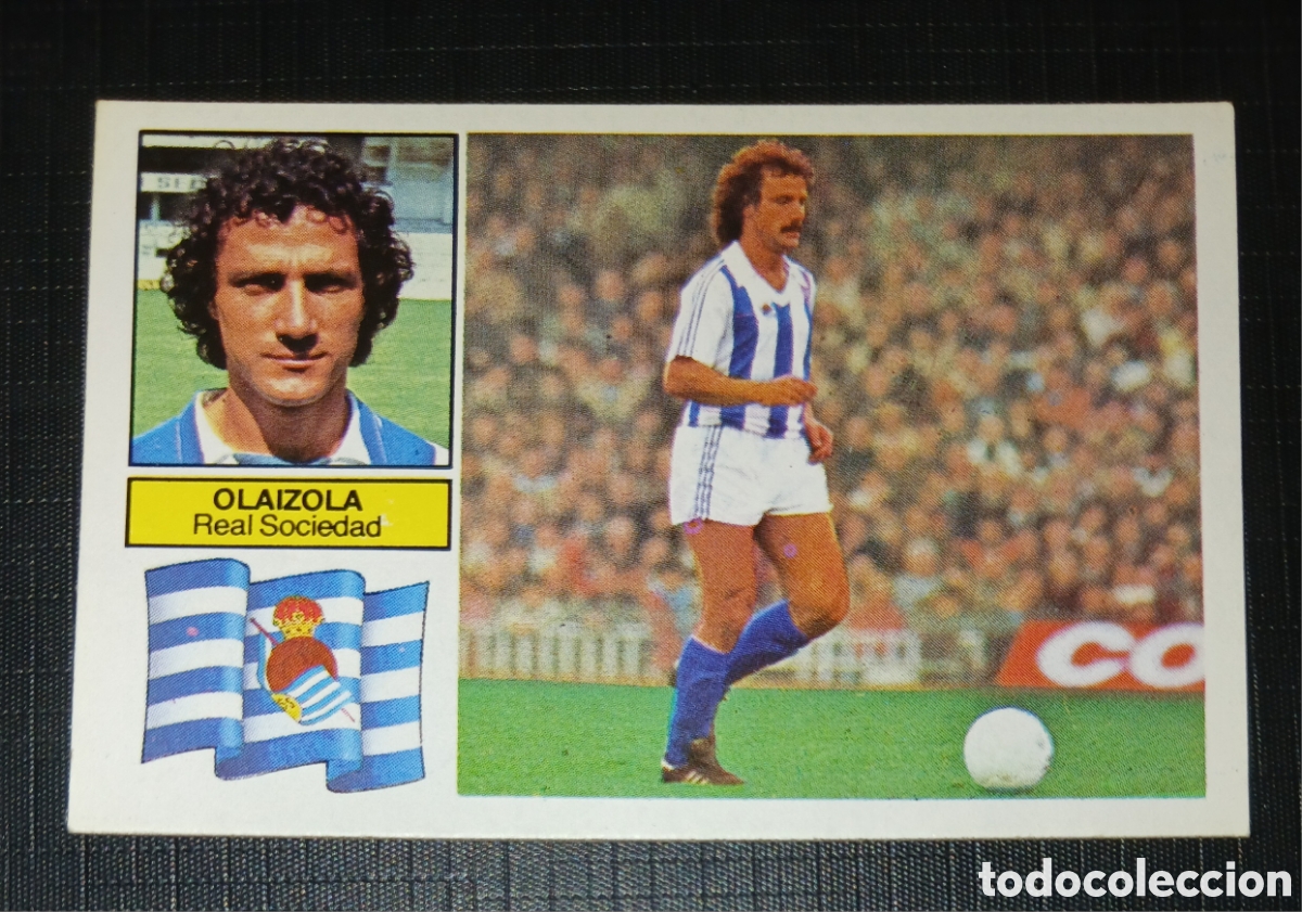 Cromos de f&uacute;tbol: Cromo Olaizola - Real Sociedad - Liga 82 83 / 1982 1983 - Ed. Este