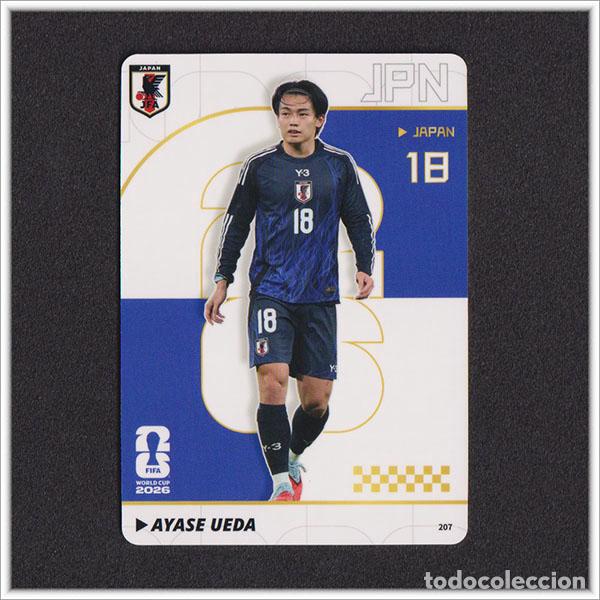 Cromos de f&uacute;tbol: FIFA WORLD CUP 2026 PANINI KAYOU AYASE UEDA 207 JPN JAP&Oacute;N ALBUM MUNDIAL COLECCI&Oacute;N - ULTRA BOX