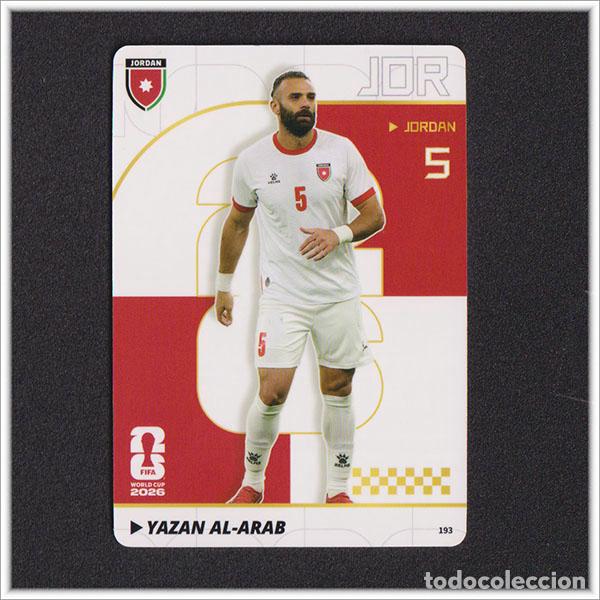 Cromos de f&uacute;tbol: FIFA WORLD CUP 2026 PANINI KAYOU YAZAN AL-ARAB 193 JOR JORDANIA ALBUM MUNDIAL COLECCI&Oacute;N - ULTRA BOX
