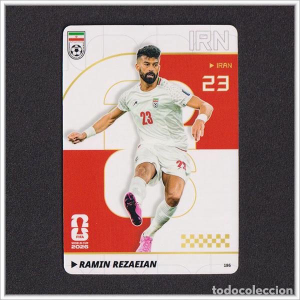 Football Stickers: FIFA WORLD CUP 2026 PANINI KAYOU RAMIN REZAEIAN 186 IRN IRAN ALBUM MUNDIAL COLECCI&Oacute;N - ULTRA BOX