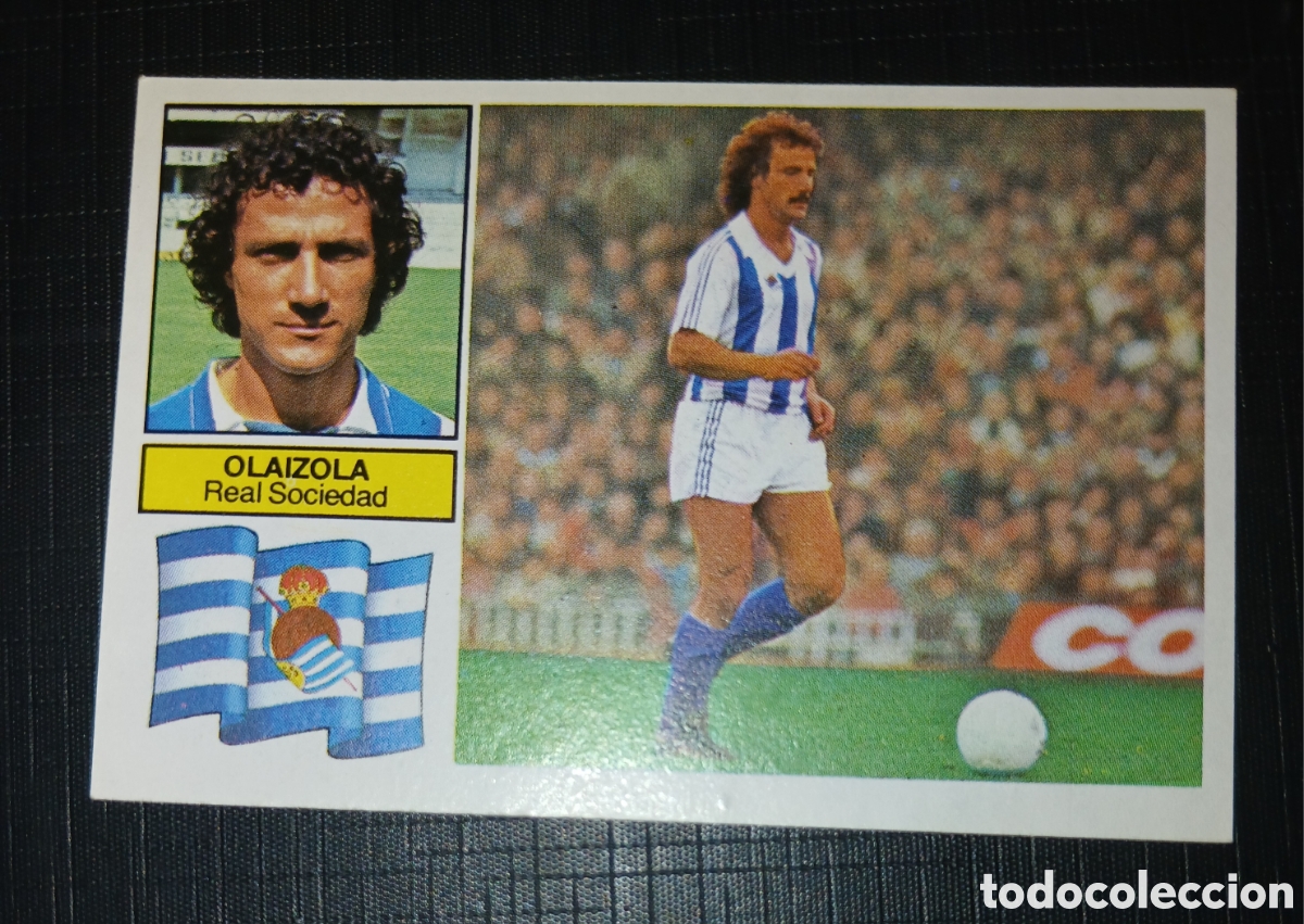 Football Stickers: Cromo Olaizola - Real Sociedad - Liga 82 83 / 1982 1983 - Ed. Este