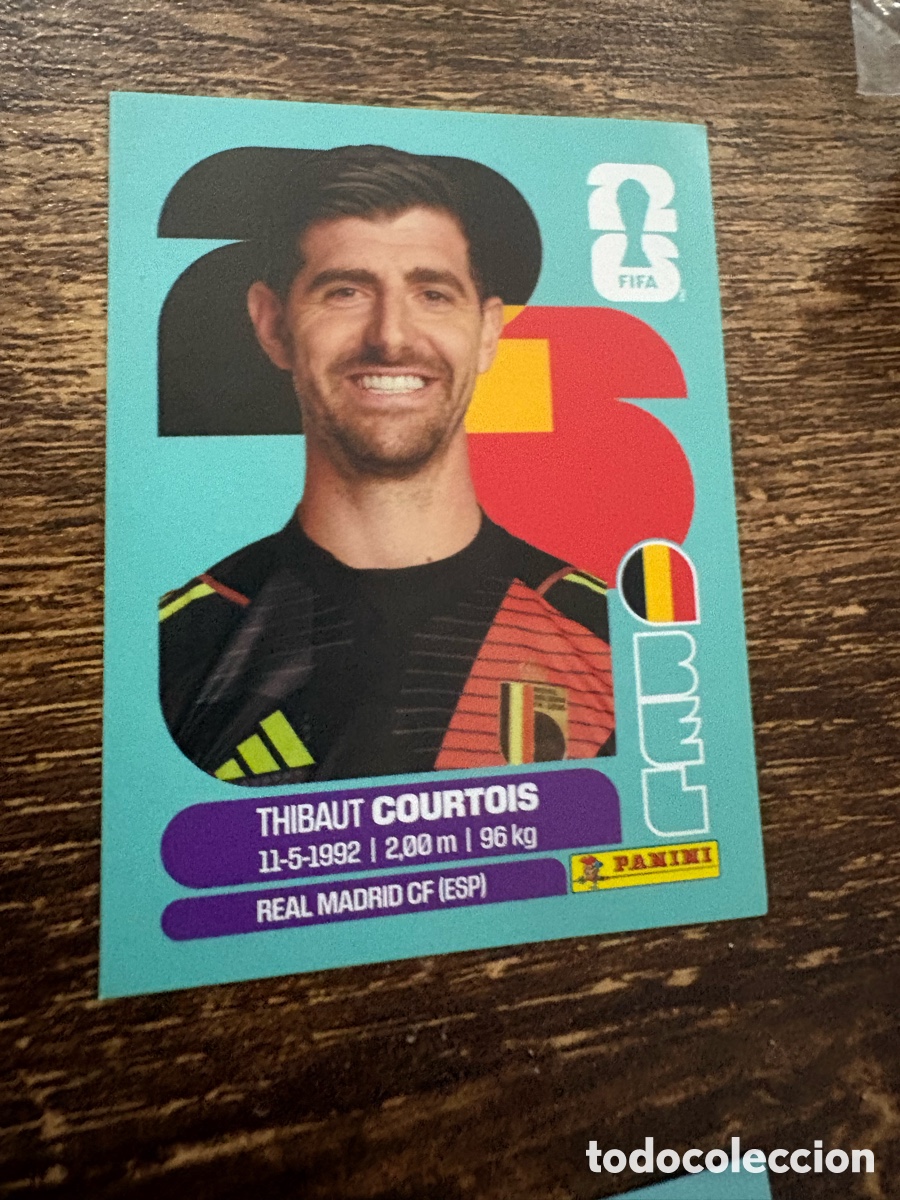 Cromos de f&uacute;tbol: BEL 2 COURTOIS BELGICA MUNDIAL FIFA WORLD CUP 2026 26 PANINI STICKERS NUEVO