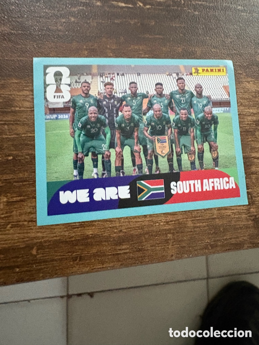 Cromos de f&uacute;tbol: Fifa World Cup 26 Mundial 2026 RSA 13 Sudafrica Foto de Equipo Plantilla Alineaci&oacute;n