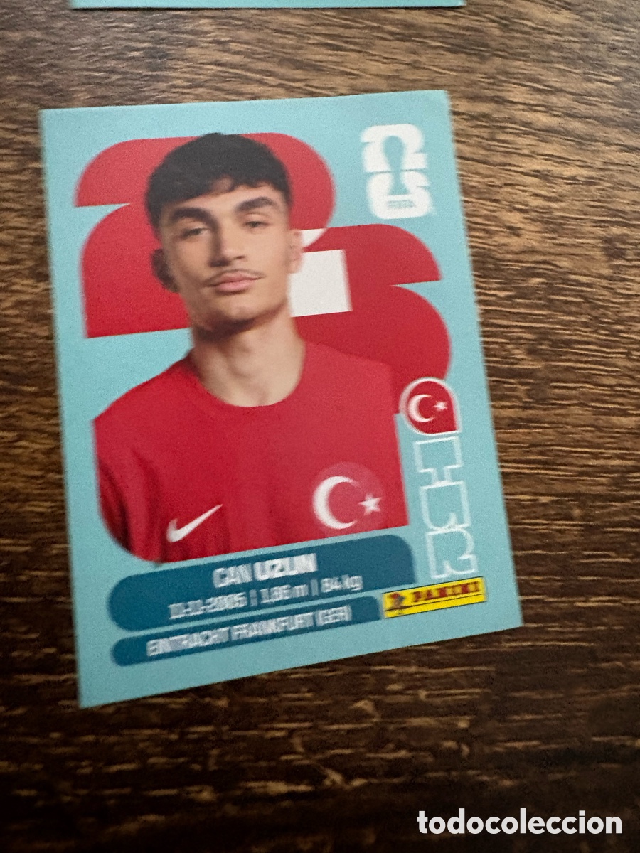 Cromos de f&uacute;tbol: TUR 17 Can Uzun, Turqu&iacute;a, Panini FIFA World Cup Mundial 2026 Sticker