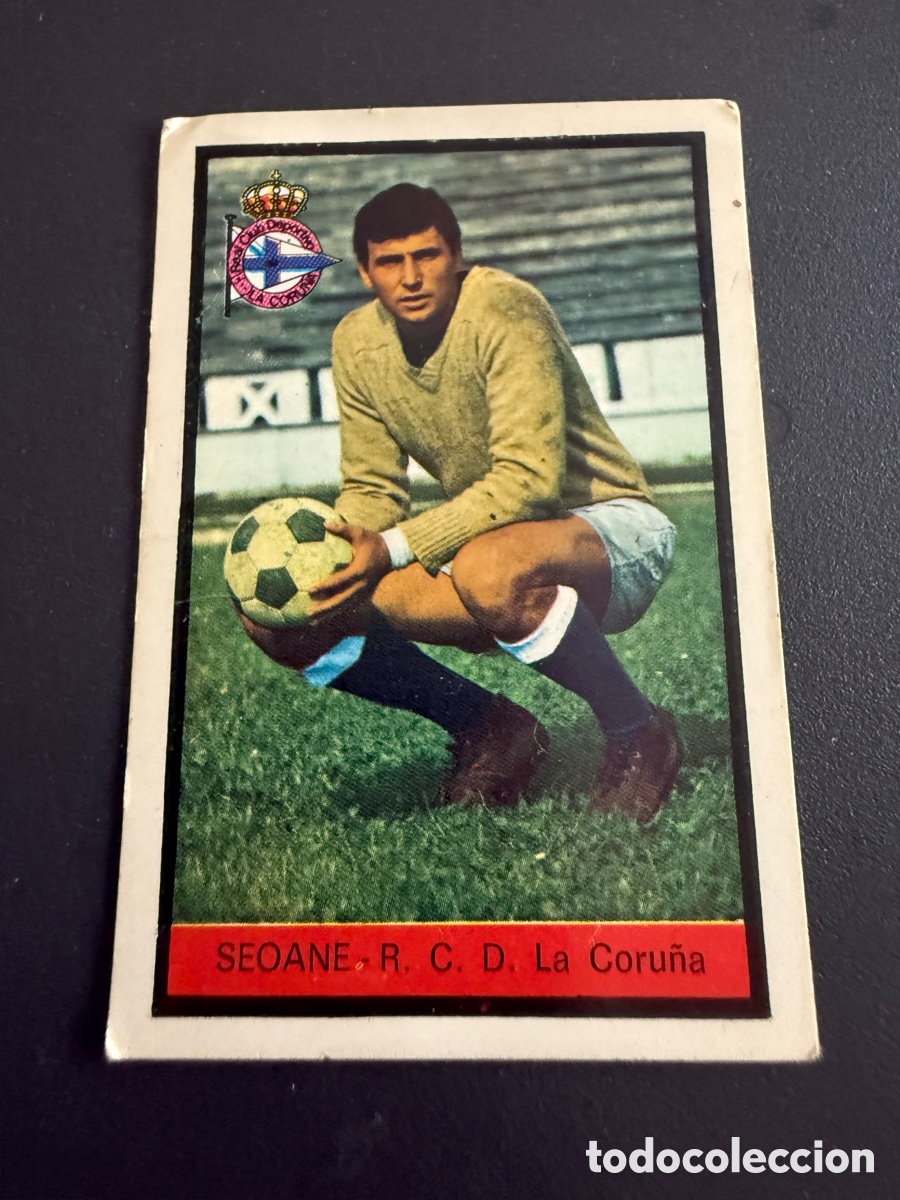 Cromos de f&uacute;tbol: FHER 72-73. SEOANE ( Deportivo de La Coru&ntilde;a). Recuperado