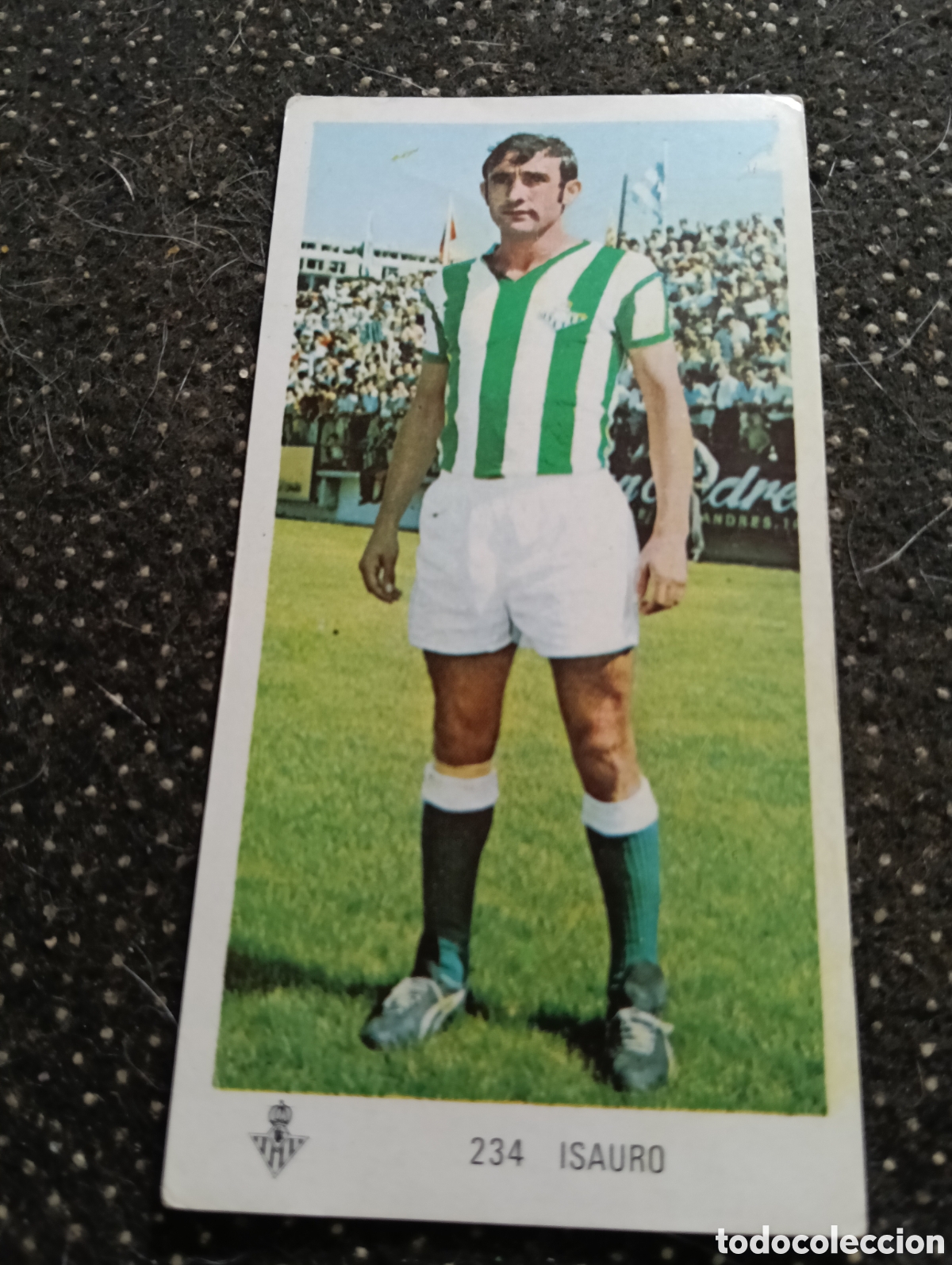 Cromos de f&uacute;tbol: N&deg; 234 Isauro Real Betis Ruiz Romero 1971-1972. 71-72. Nunca pegado