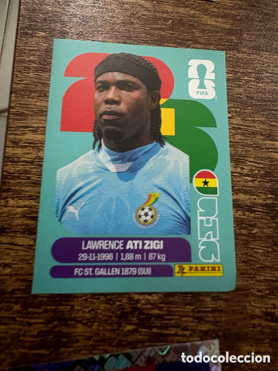 Cromos de Futebol: GHA 2 GHA2 LAWRENCE ATI ZIGI GHANA ⚽ PANINI FIFA MUNDIAL WORLD CUP 26 2026 STICKER ⚽