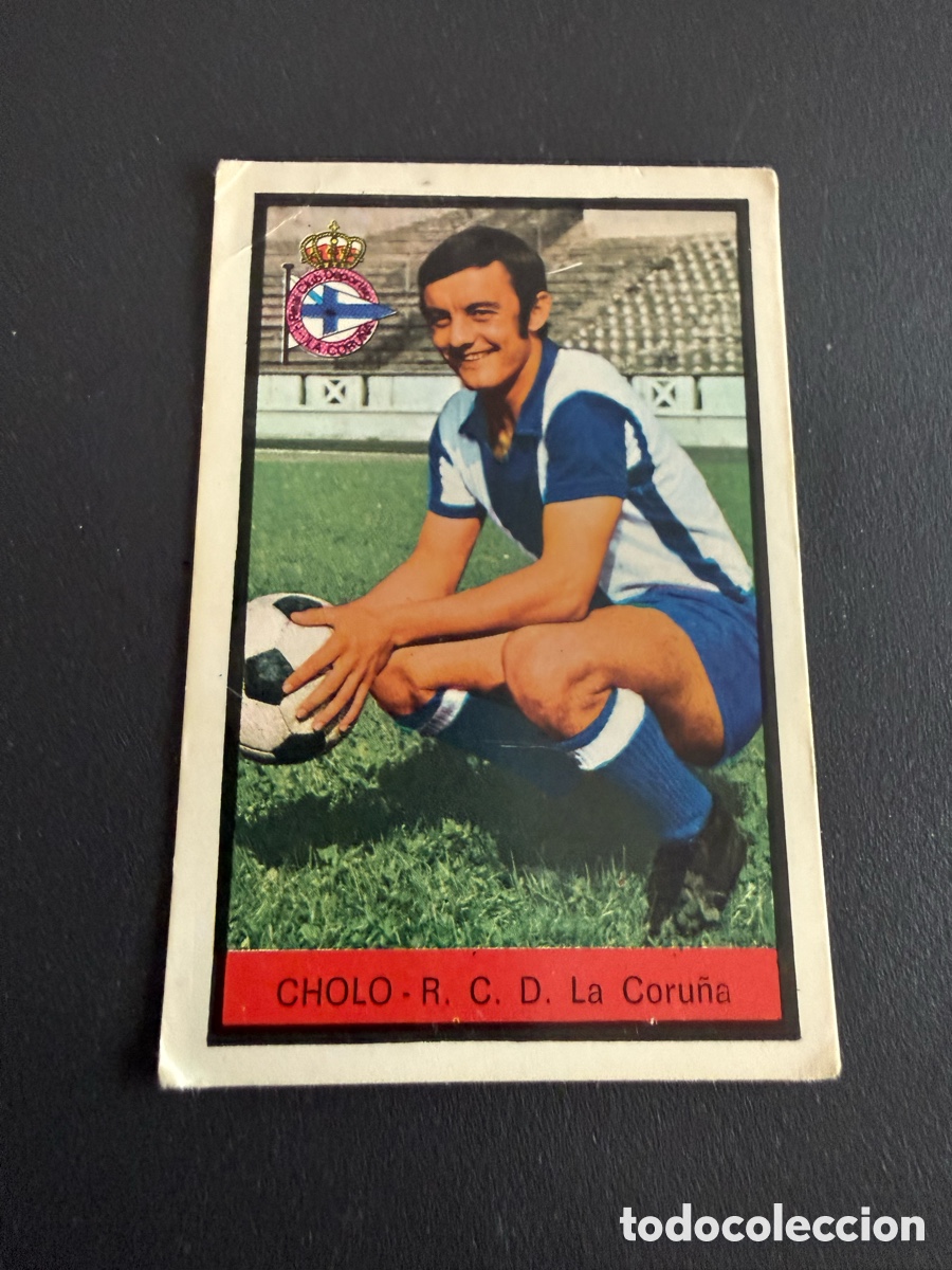 Cromos de Futebol: FHER 72-73. CHOLO ( Deportivo de La Coru&ntilde;a). Recuperado