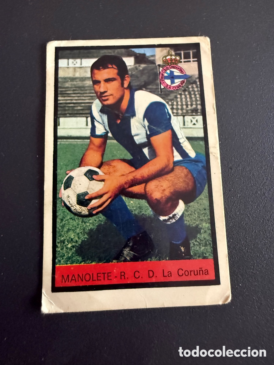 Cromos de Futebol: FHER 72-73. MANOLETE ( Deportivo de La Coru&ntilde;a). Recuperado