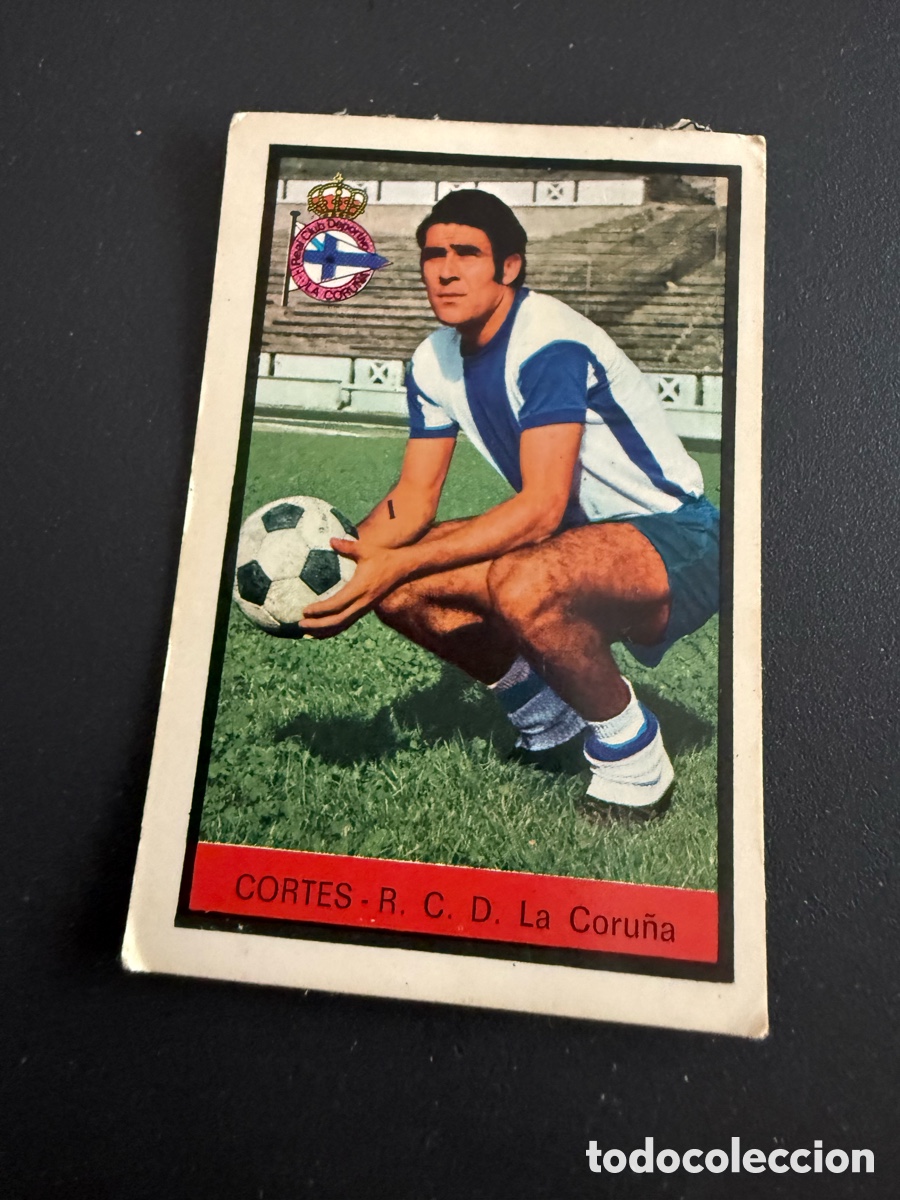 Cromos de f&uacute;tbol: FHER 72-73. CORTES ( Deportivo de La Coru&ntilde;a ). Recuperado