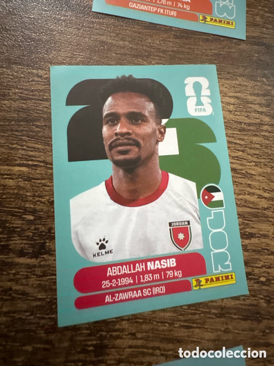 Cromos de f&uacute;tbol: JOR 6 ABDALLAH NASIB JORDANIA CROMOS ALBUM FIFA WORLD CUP MUNDIAL 2026 PANINI