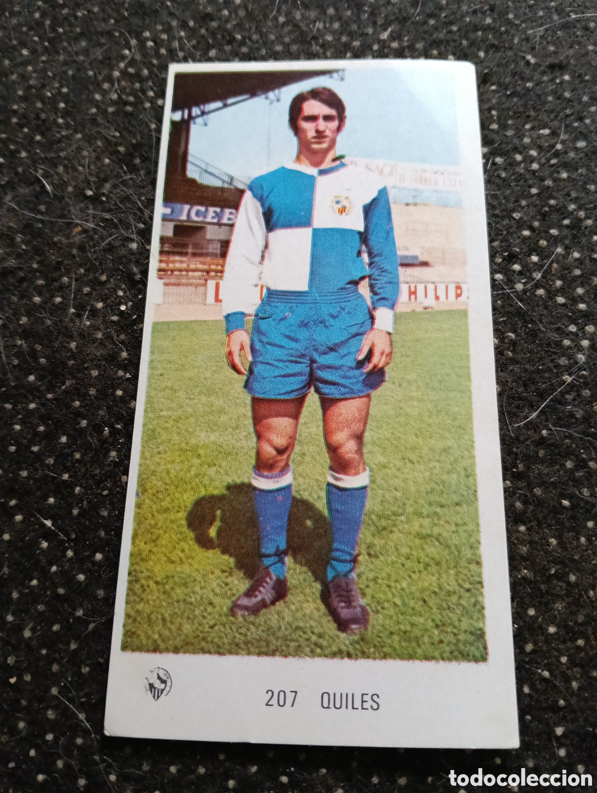 Cromos de f&uacute;tbol: N&deg; 207 Quiles Sabadell Ruiz Romero 1971-1972. 71-72. Nunca pegado