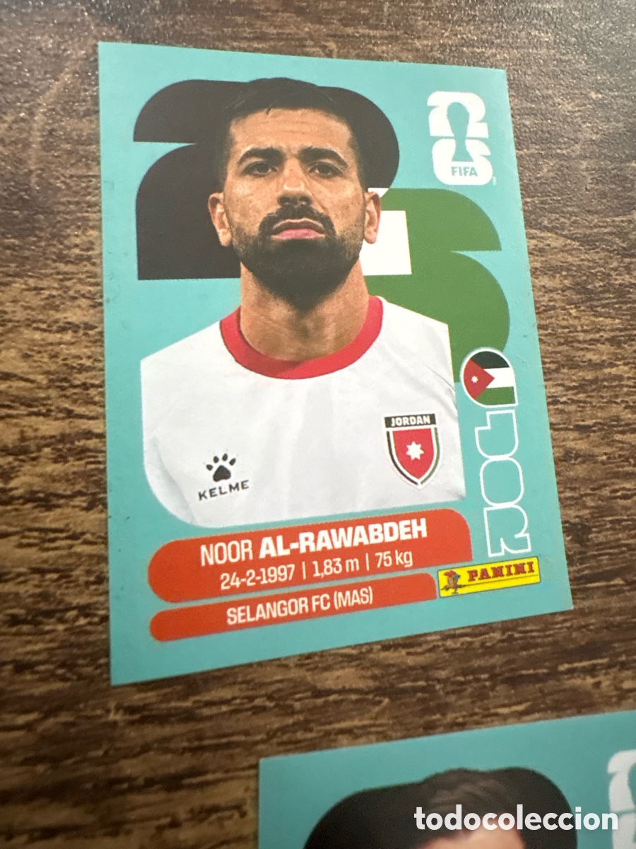 Cromos de f&uacute;tbol: JOR 11 JOR11 NOOR AL-RAWABDEH JORDANIA ⚽ PANINI FIFA MUNDIAL WORLD CUP 26 2026 STICKER ⚽