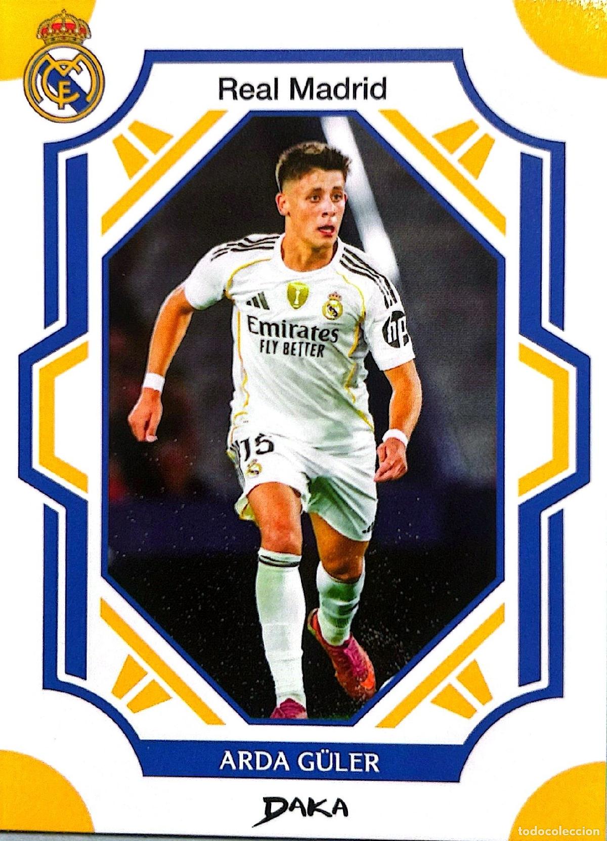 Cromos de f&uacute;tbol: Cromo Arda Guler Real Madrid C.F. Daka Top Audience 2025-2026
