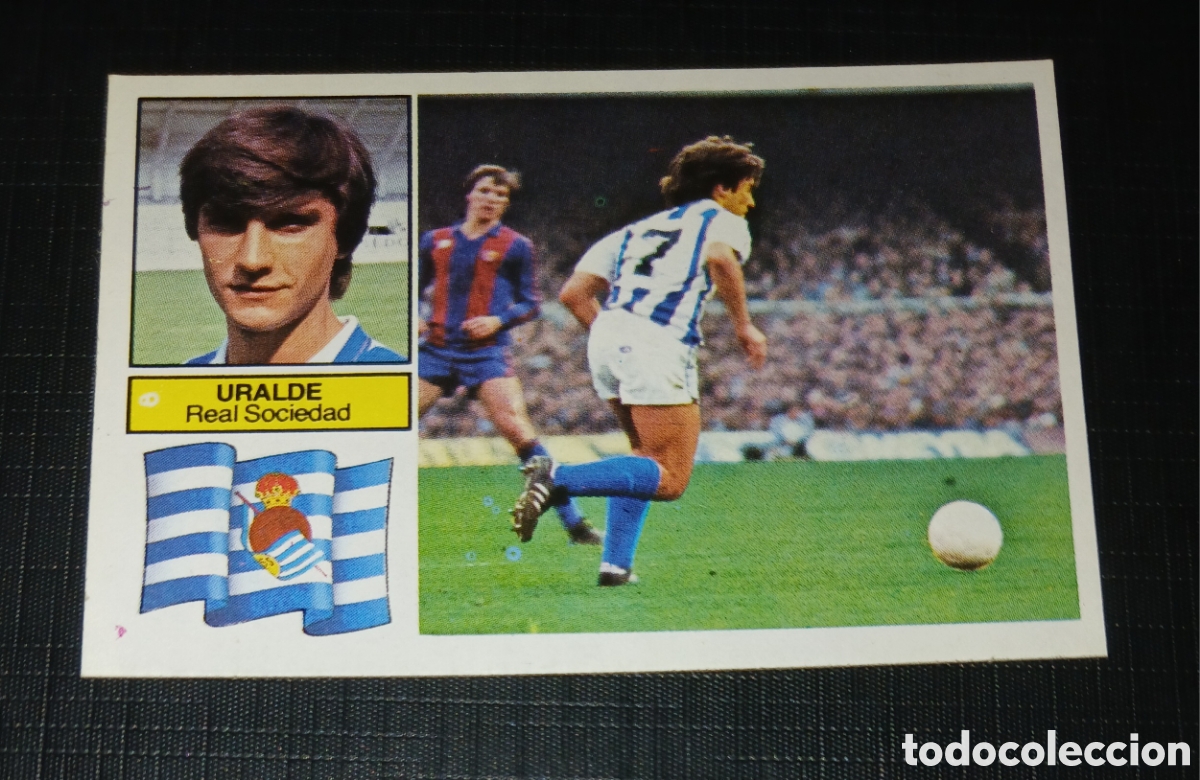 Cromos de f&uacute;tbol: Cromo Uralde - Real Sociedad - Liga 82 83 / 1982 1983 - Ed. Este
