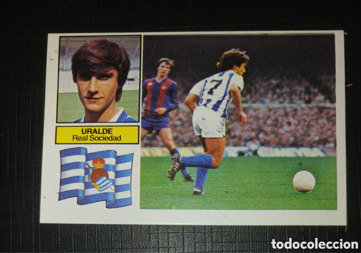 Cromos de f&uacute;tbol: Cromo Uralde - Real Sociedad - Liga 82 83 / 1982 1983 - Ed. Este