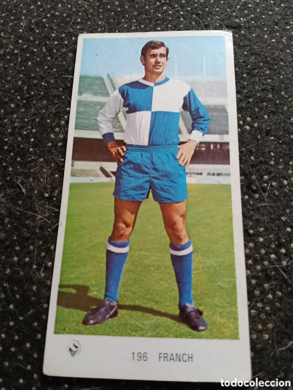 Cromos de f&uacute;tbol: N&deg; 196 Franch Sabadell Ruiz Romero 1971-1972. 71-72. Nunca pegado