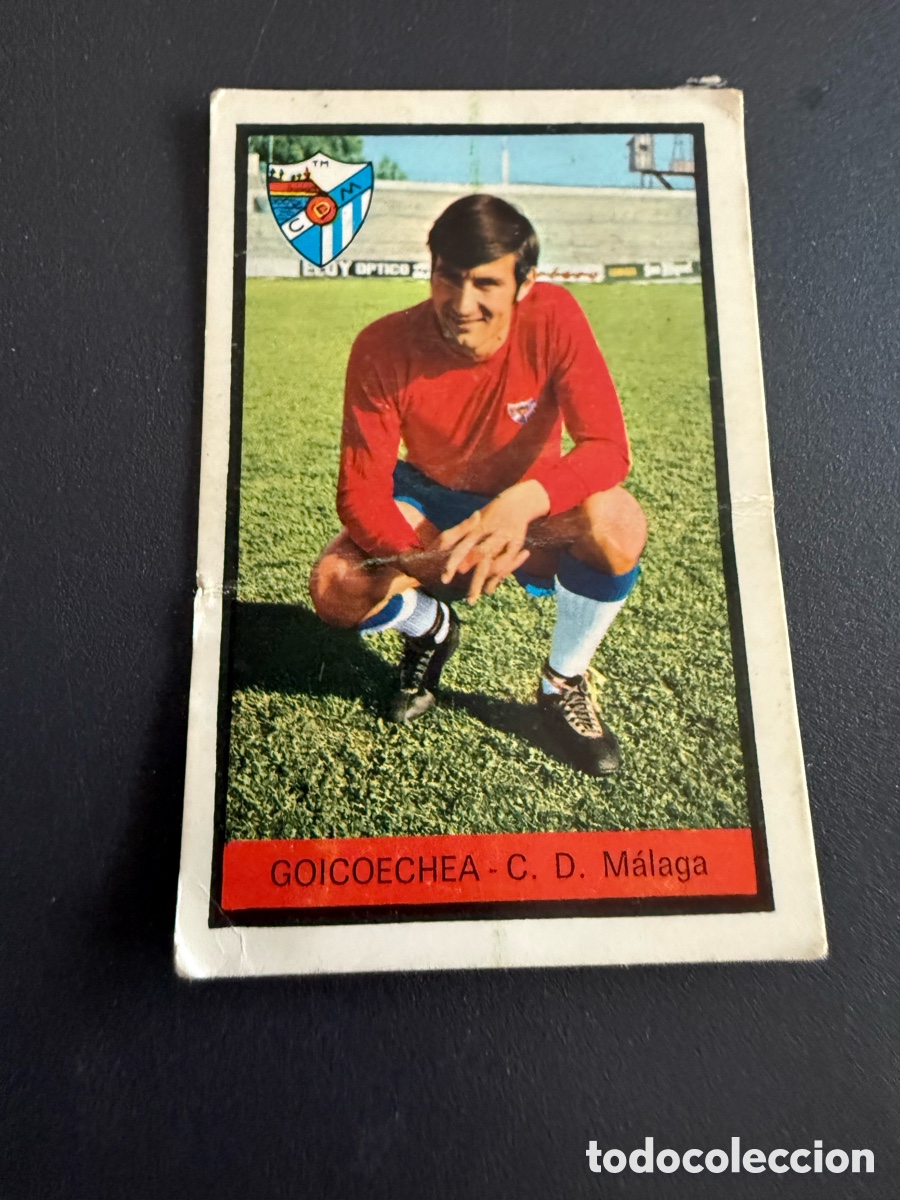 Cromos de f&uacute;tbol: FHER 72-73. GOICOECHEA( M&aacute;laga ). Recuperado
