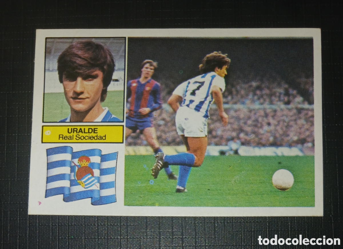 Cromos de f&uacute;tbol: Cromo Uralde - Real Sociedad - Liga 82 83 / 1982 1983 - Ed. Este