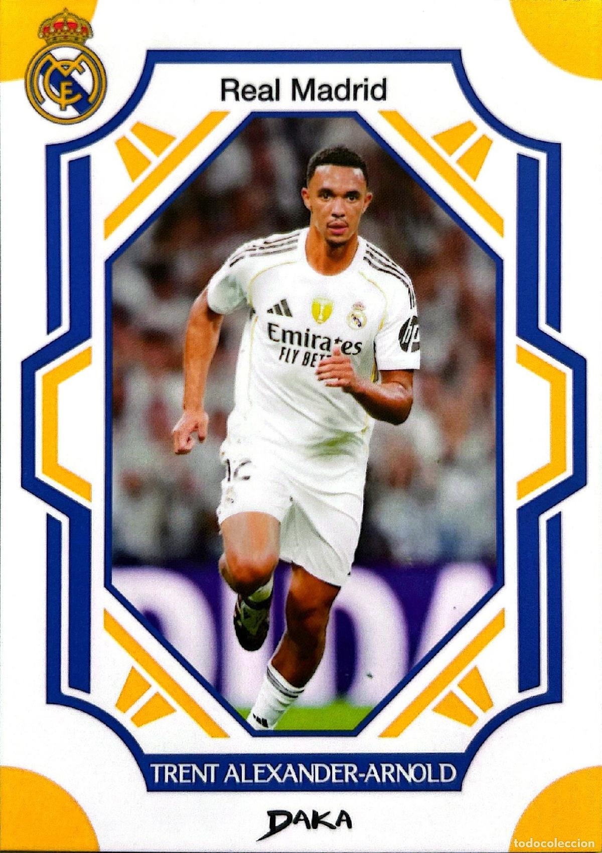 Cromos de f&uacute;tbol: Cromo Trent Alexander-Arnold Real Madrid C.F. Daka Top Audience 2025-2026