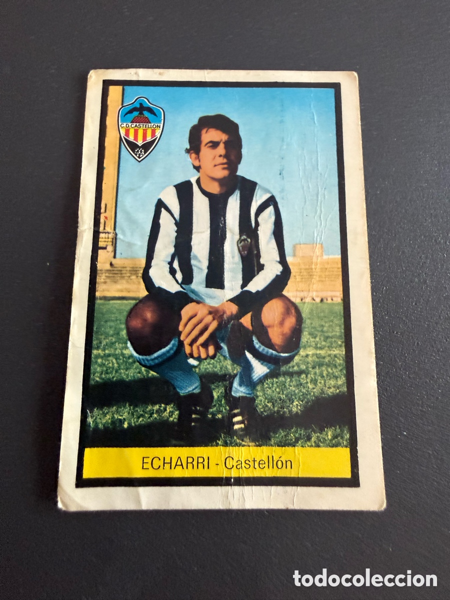 Cromos de f&uacute;tbol: FHER 72-73. ECHARRI ( Castell&oacute;n ). Recuperado