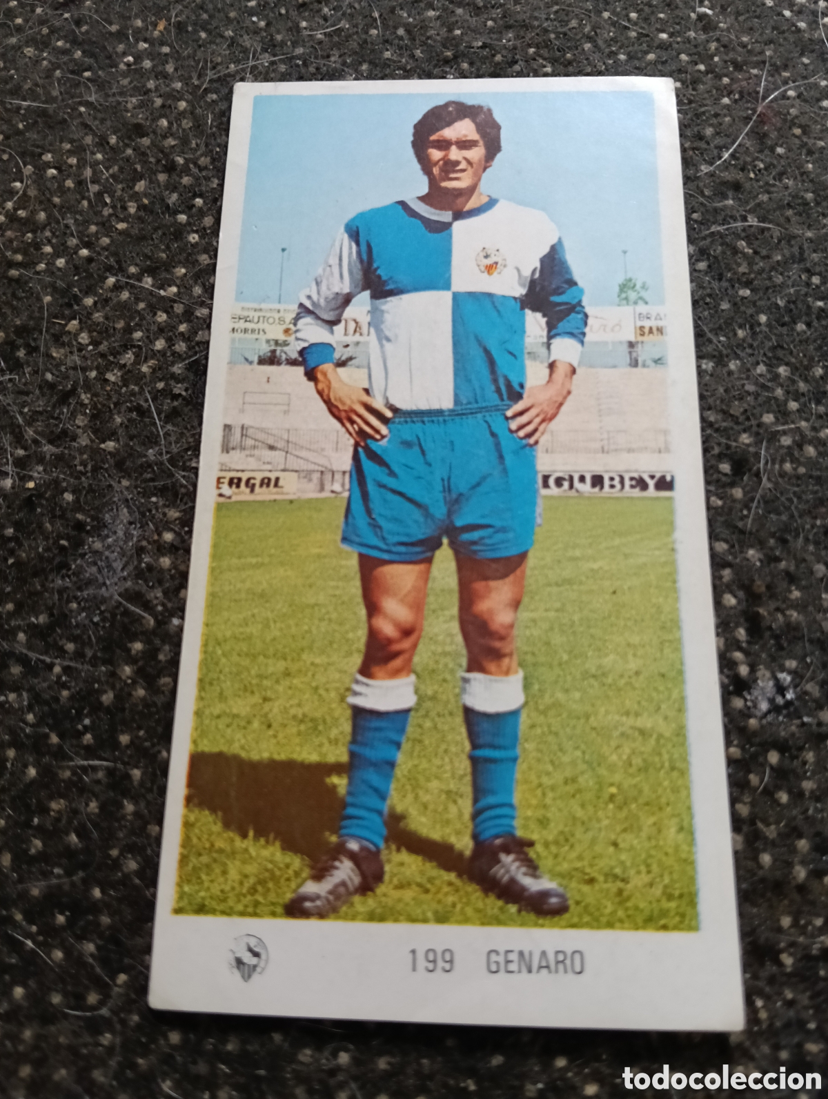 Cromos de f&uacute;tbol: N&deg; 199 Genaro Sabadell Ruiz Romero 1971-1972. 71-72. Nunca pegado