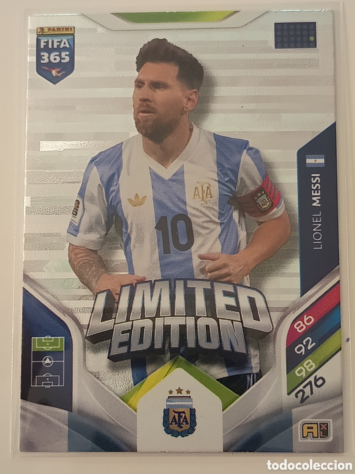 Cromos de f&uacute;tbol: Leo Messi edici&oacute;n limitada fifa 365 2025-2026