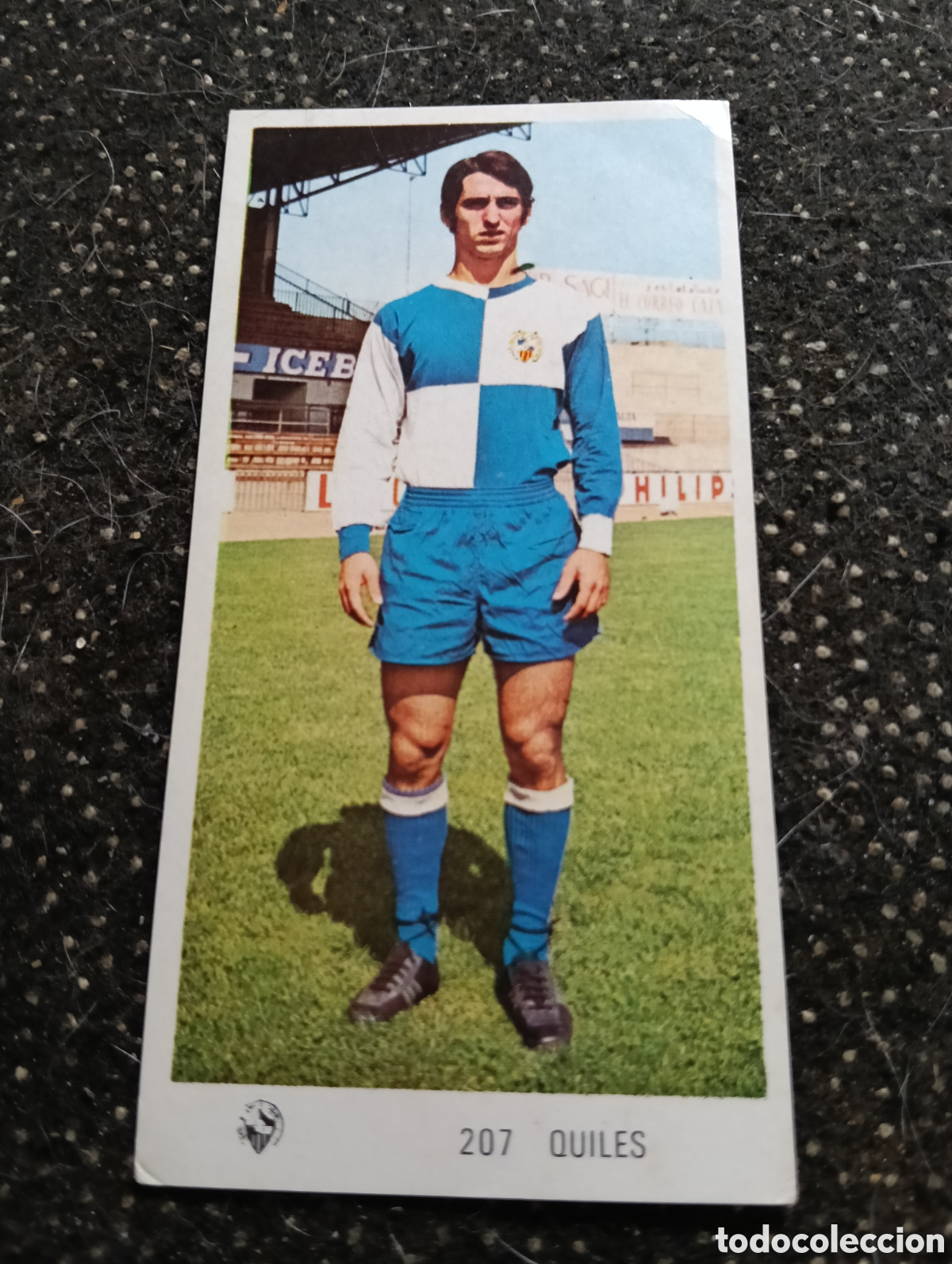 Cromos de f&uacute;tbol: N&deg; 207 Quiles Sabadell Ruiz Romero 1971-1972. 71-72. Nunca pegado