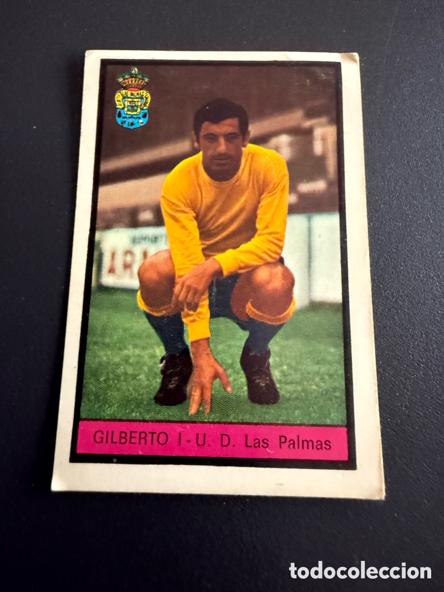 Cromos de f&uacute;tbol: FHER 72-73. GILBERTO I. ( Las Palmas). Recuperado