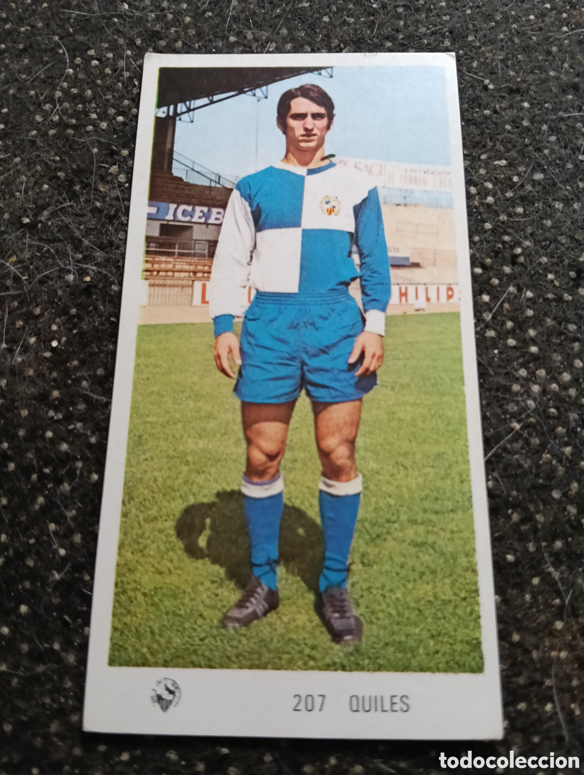 Cromos de f&uacute;tbol: N&deg; 207 Quiles Sabadell Ruiz Romero 1971-1972. 71-72. Nunca pegado