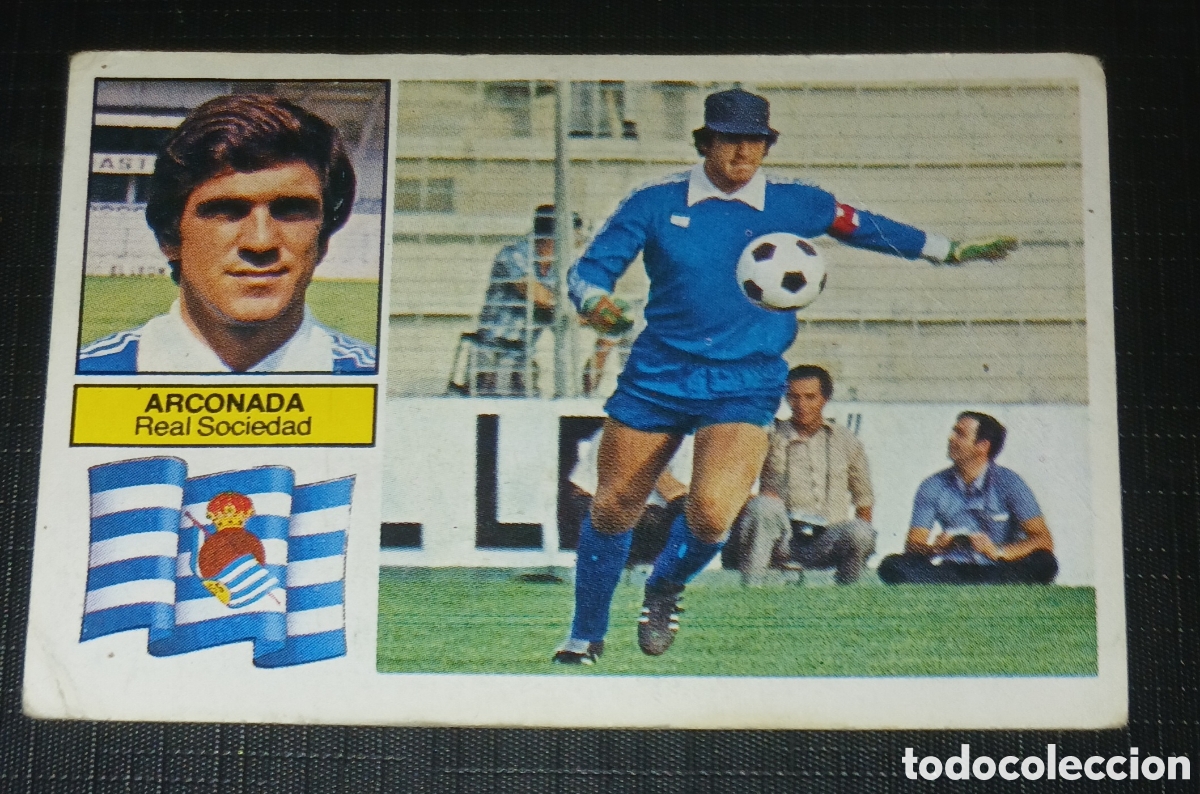 Cromos de f&uacute;tbol: Cromo Arconada - Real Sociedad - Liga 82 83 / 1982 1983 - Ed. Este
