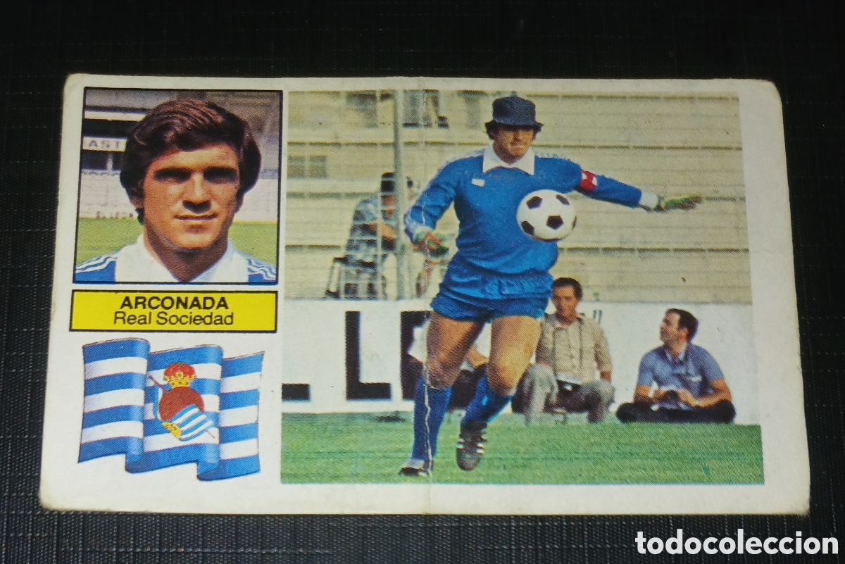Cromos de f&uacute;tbol: Cromo Arconada - Real Sociedad - Liga 82 83 / 1982 1983 - Ed. Este