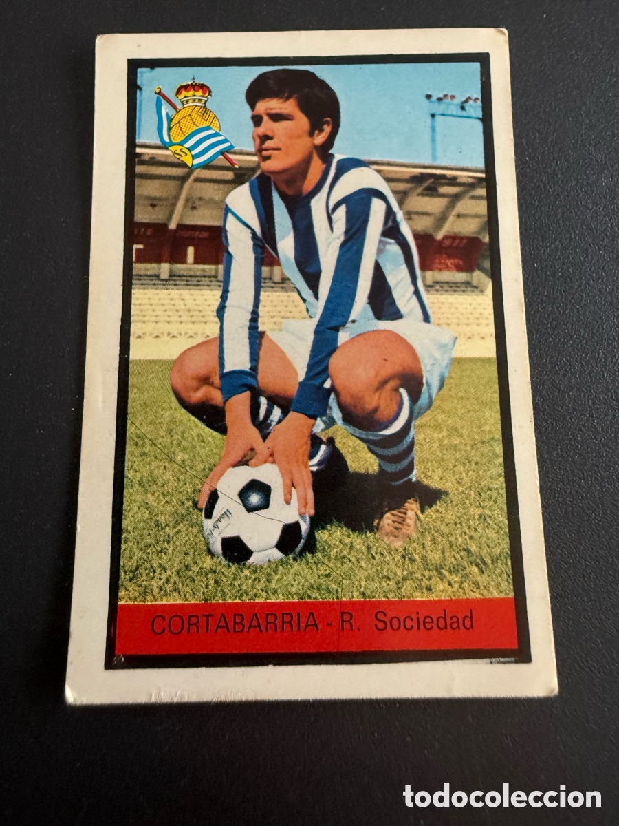 Cromos de f&uacute;tbol: FHER 72-73. CORTABARRIA ( Real Sociedad). Recuperado