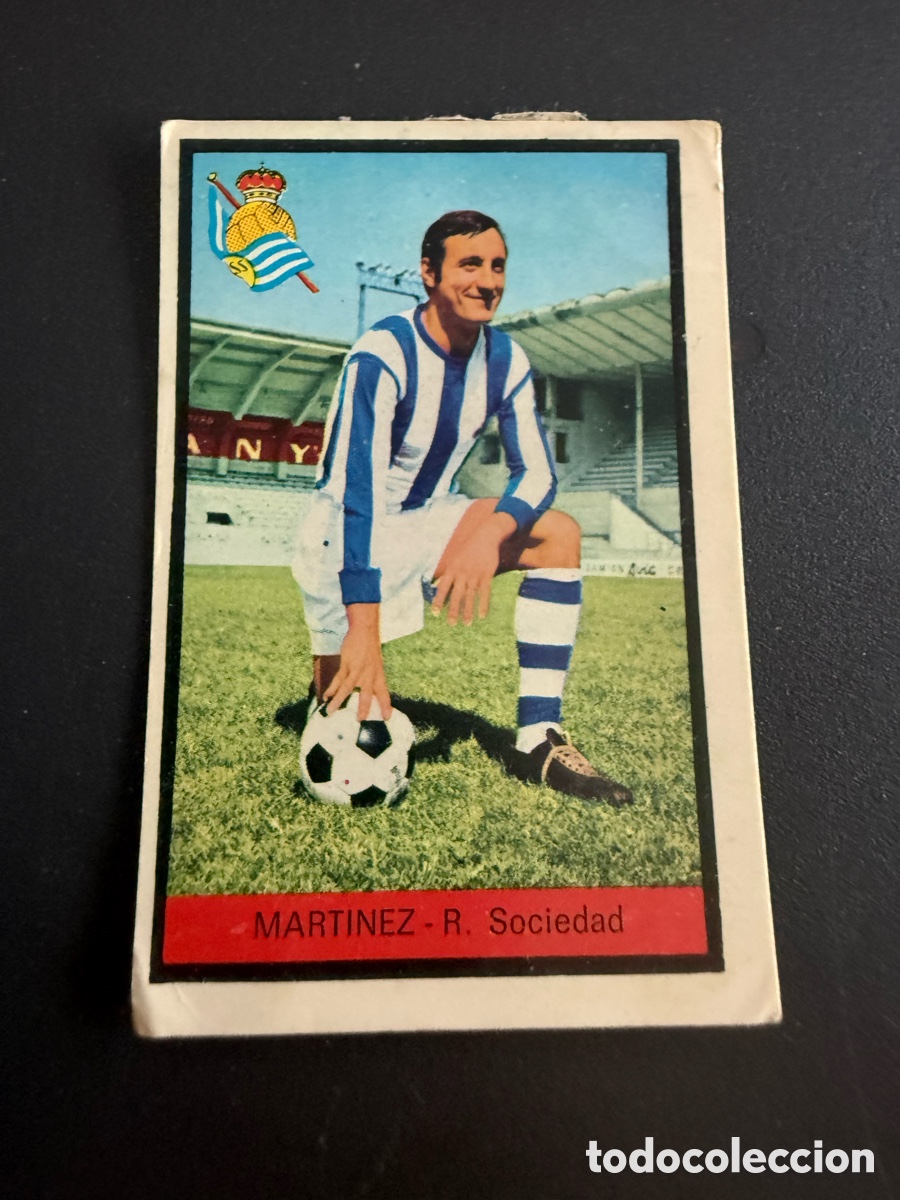 Cromos de f&uacute;tbol: FHER 72-73. MART&Iacute;NEZ ( Real Sociedad). Recuperado