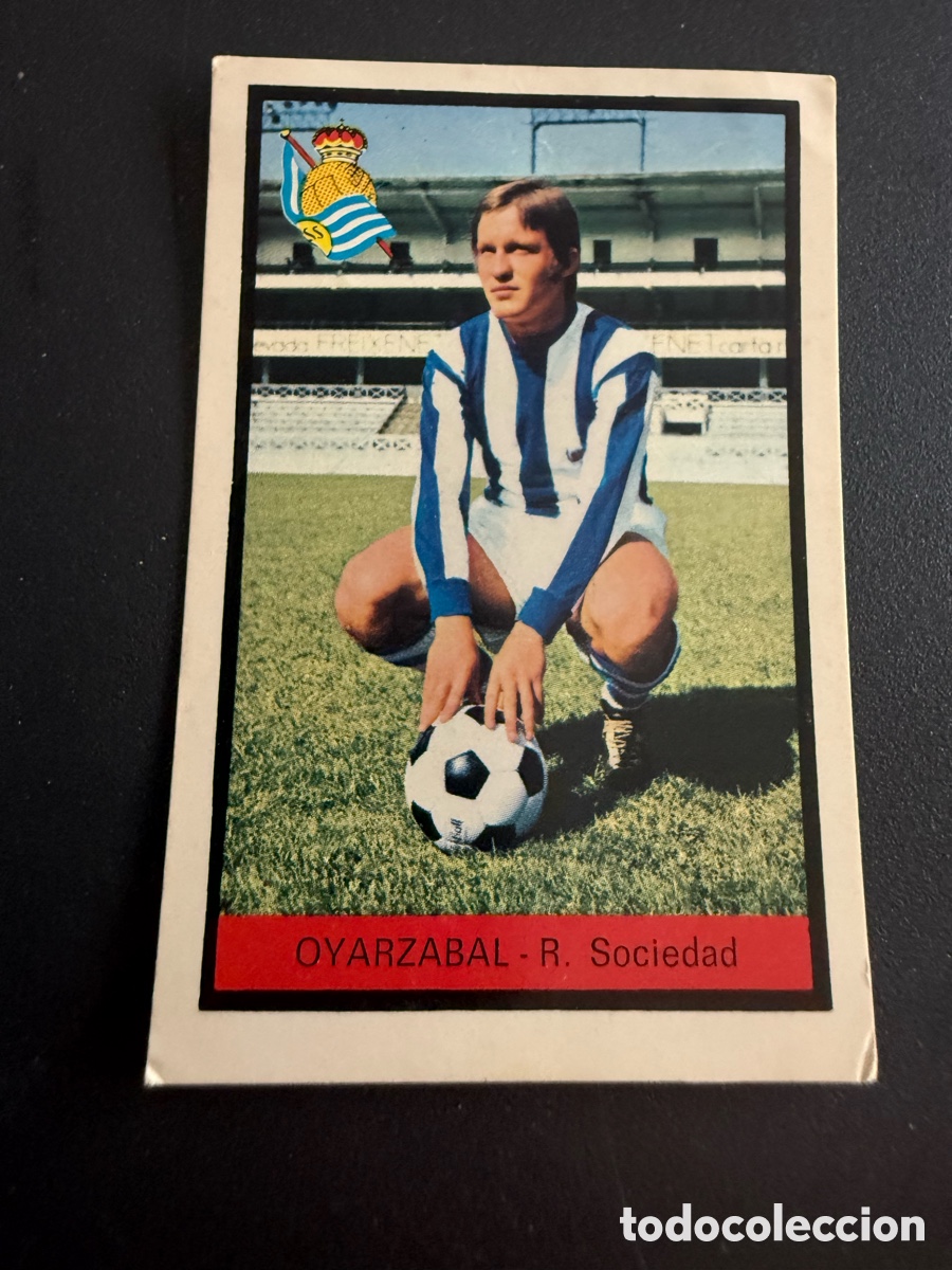 Cromos de f&uacute;tbol: FHER 72-73. OYARZABAL ( Real Sociedad). Recuperado