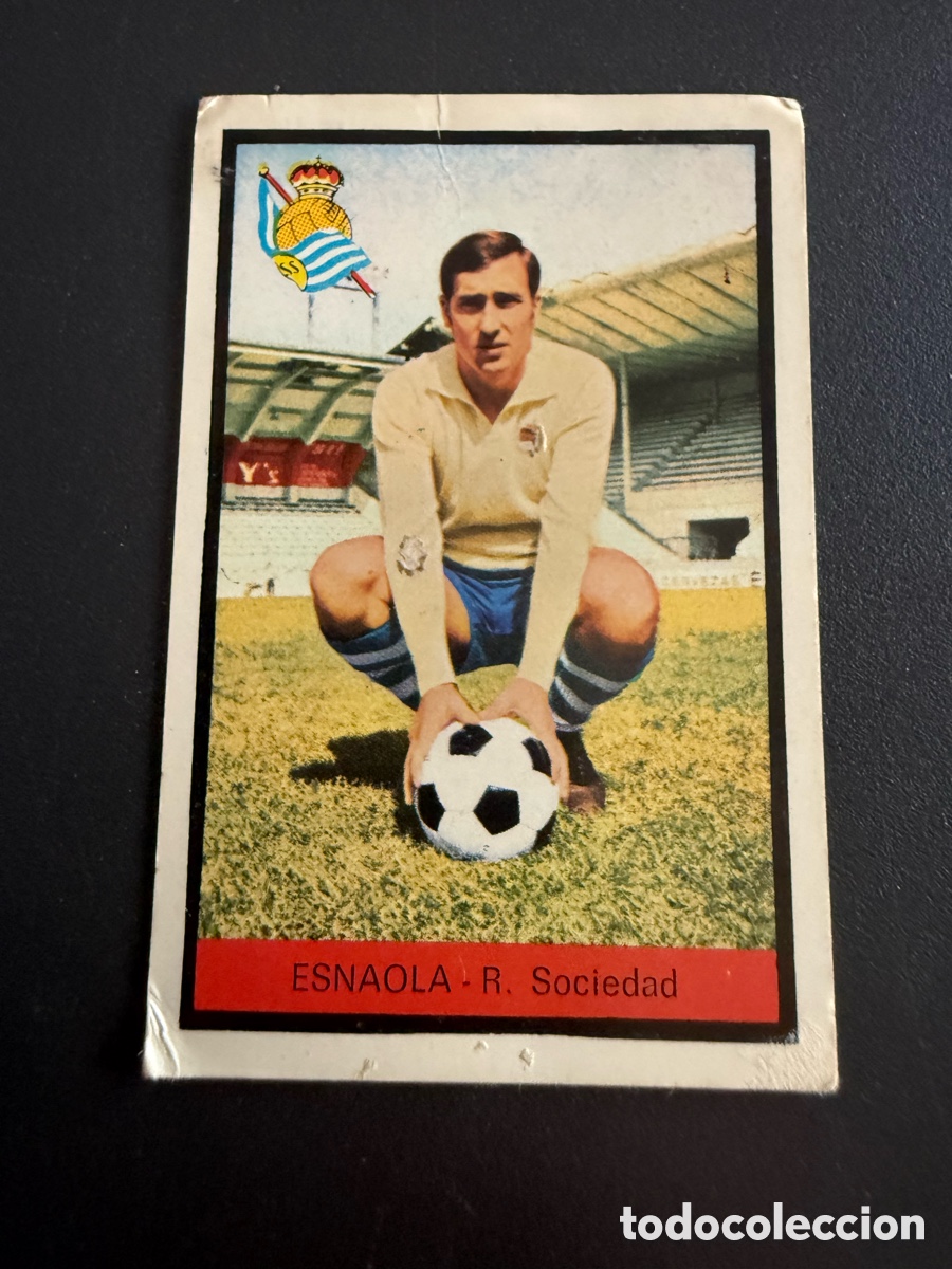 Cromos de f&uacute;tbol: FHER 72-73. ESNAOLA ( Real Sociedad). Recuperado