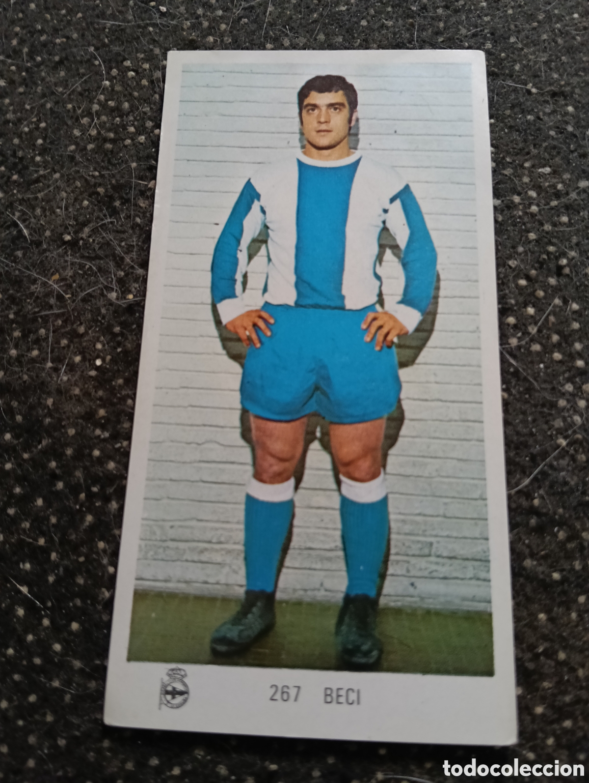 Cromos de f&uacute;tbol: N&deg; 267 Beci Deportivo de la Coru&ntilde;a Ruiz Romero 1971-1972. 71-72. Nunca pegado