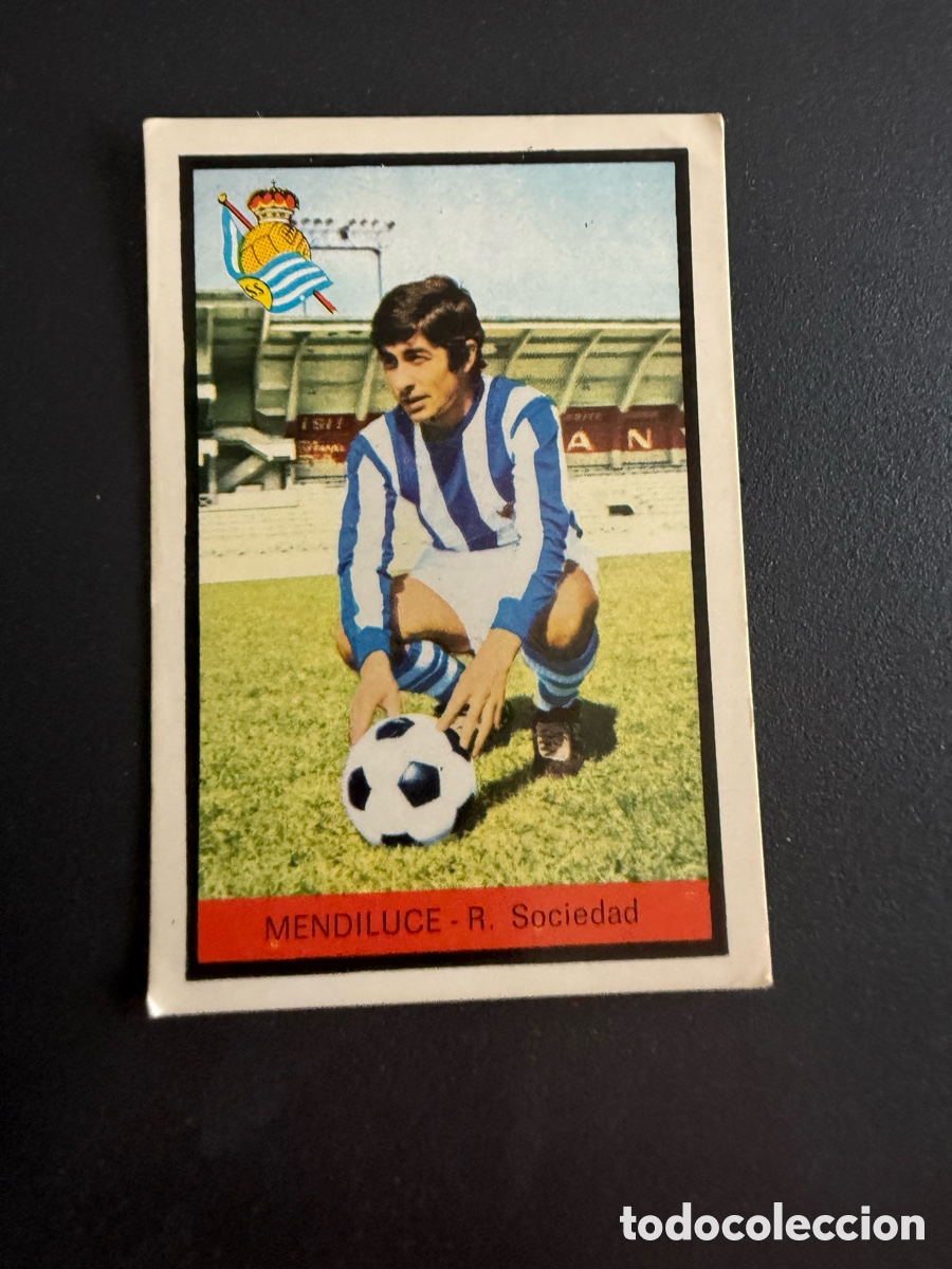Cromos de f&uacute;tbol: FHER 72-73. MENDILUCE ( Real Sociedad). Nunca Pegado