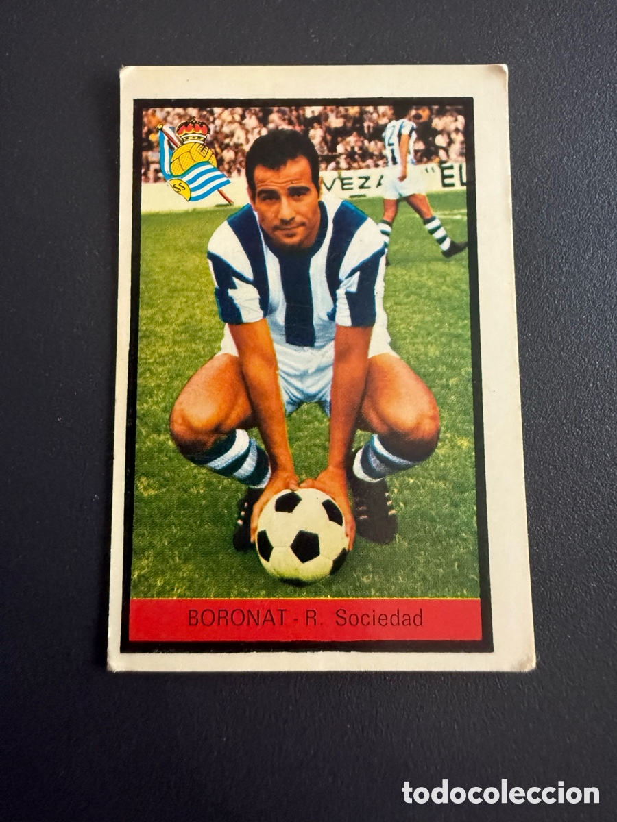 Cromos de f&uacute;tbol: FHER 72-73. BORONAT ( Real Sociedad). Nunca Pegado
