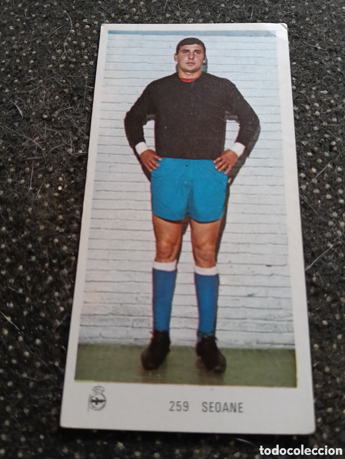 Football Stickers: N&deg; 259 Seoane Deportivo de la Coru&ntilde;a Ruiz Romero 1971-1972. 71-72. Nunca pegado