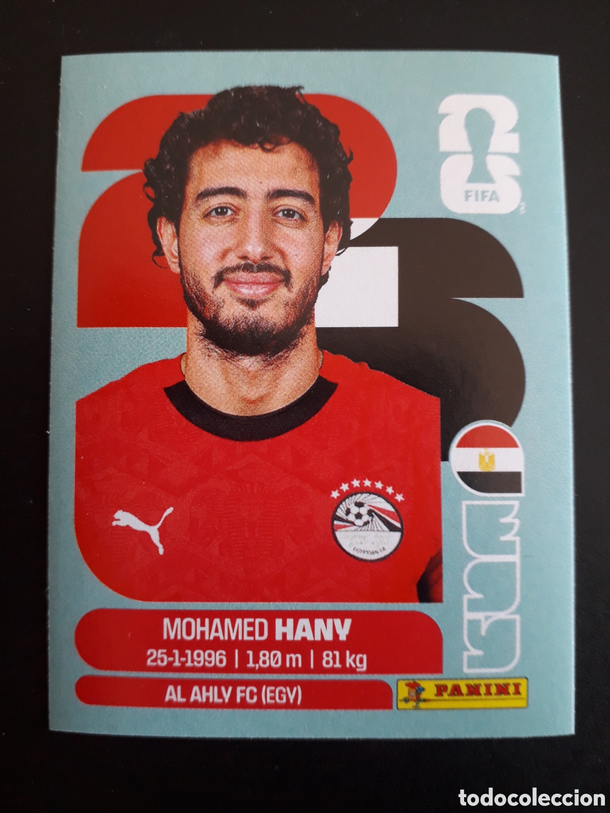 Cromos de f&uacute;tbol: HANY EGIPTO EGY 3 MUNDIAL F&Uacute;TBOL 2026 FIFA WORLD CUP PANINI SIN PEGAR PEDIDO M&Iacute;NIMO 3&euro;
