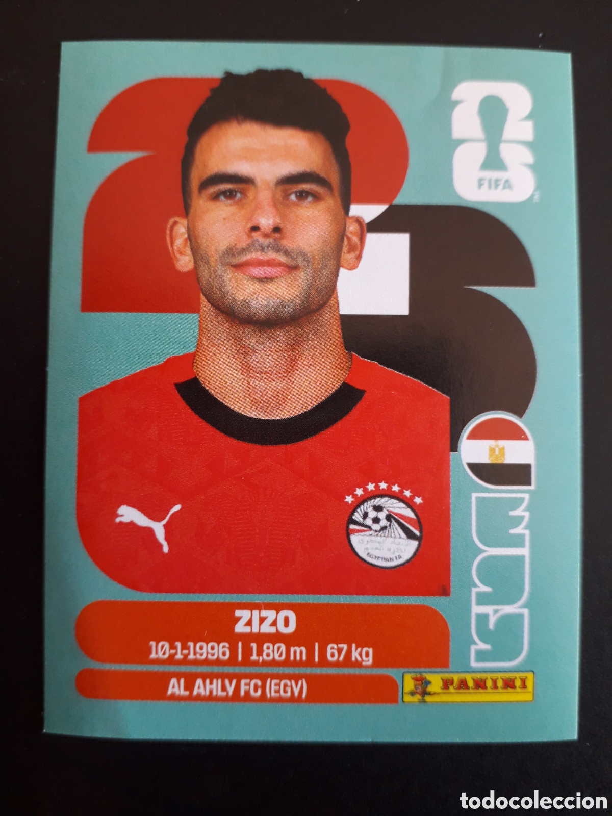 Cromos de f&uacute;tbol: ZIZO EGIPTO EGY 11 MUNDIAL F&Uacute;TBOL 2026 FIFA WORLD CUP PANINI SIN PEGAR PEDIDO M&Iacute;NIMO 3&euro;