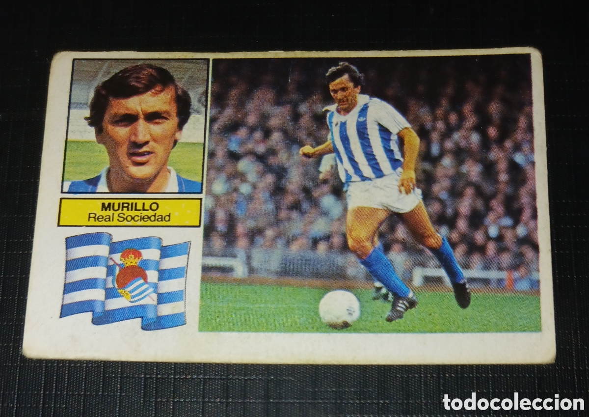 Cromos de f&uacute;tbol: Cromo Murillo - Real Sociedad - Liga 82 83 / 1982 1983 - Ed. Este