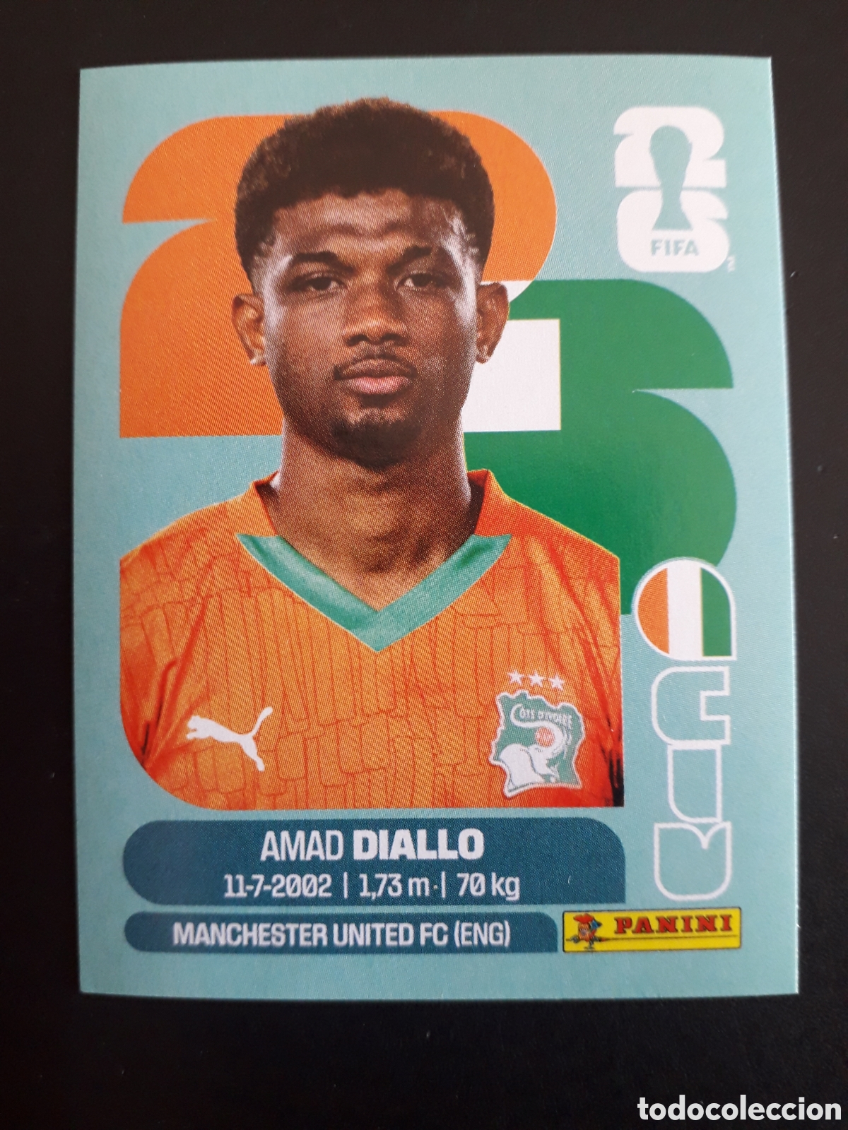 Cromos de f&uacute;tbol: DIALLO COSTA DE MARFIL CIV 15 MUNDIAL F&Uacute;TBOL 2026 FIFA WORLD CUP PANINI SIN PEGAR PEDIDO M&Iacute;NIMO 3&euro;.