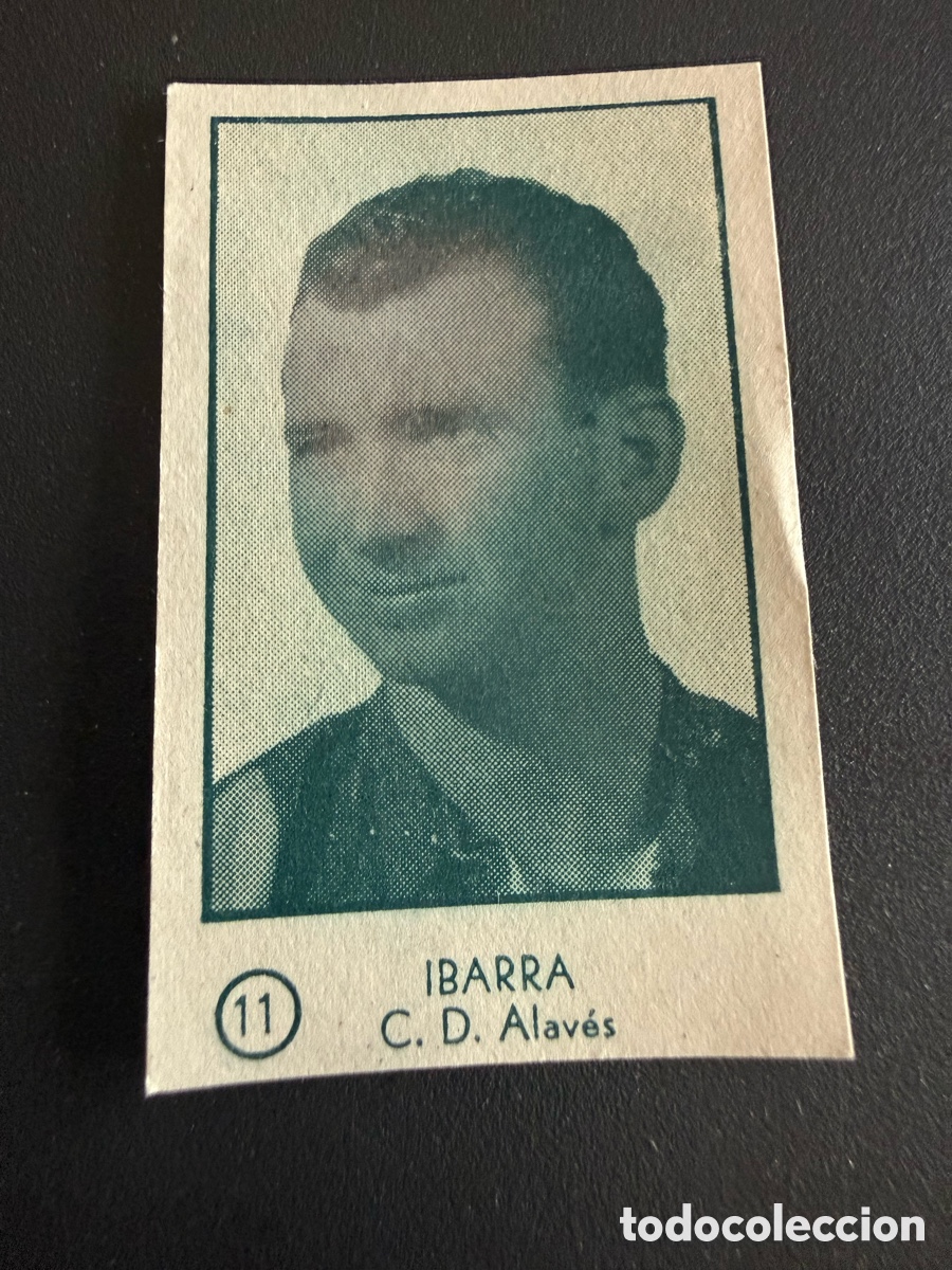 Cromos de f&uacute;tbol: ARGA 54-55. IBARRA ( Alav&eacute;s )