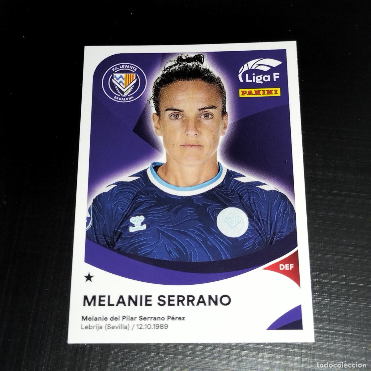 Cromos de f&uacute;tbol: 191 MELANIE SERRANO FC LEVANTE BADALONA CROMOS LIGA F FEMENINA PANINI 2024 2025 24 25