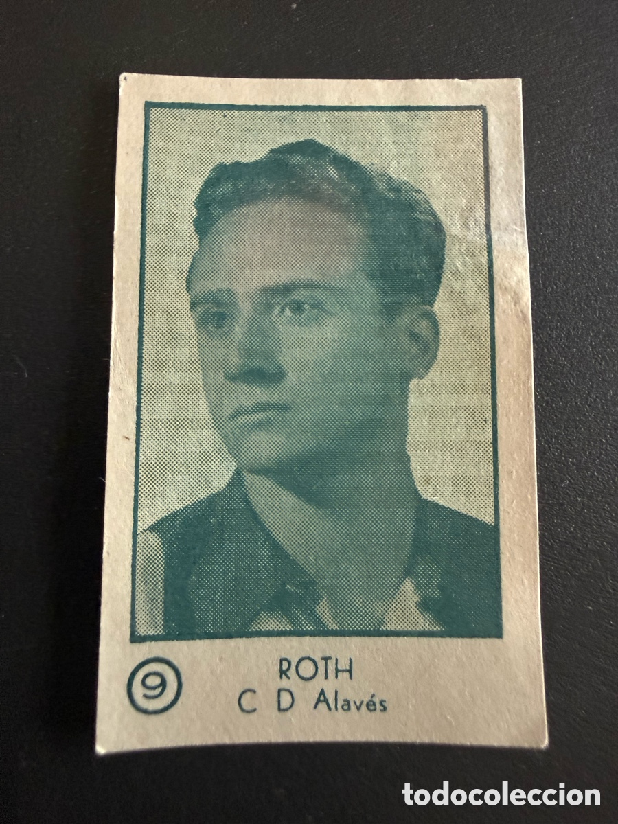Cromos de f&uacute;tbol: ARGA 54-55. ROTH ( Alav&eacute;s )