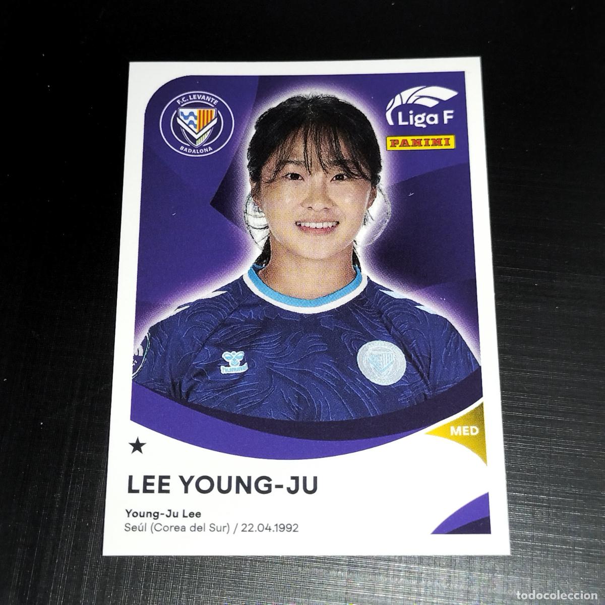 Cromos de f&uacute;tbol: 193 LEE YOUNG-JU FC LEVANTE BADALONA CROMOS LIGA F FEMENINA PANINI 2024 2025 24 25
